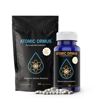 Suspended Solutions - Atomic ORMUS - Capsules - MONATOMIC Gold Capsules - 100% Pure ORMUS Powder - 100% Vegan - ormus Gold, monatomic Gold,(30 Capsules)