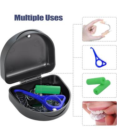Heveer Braces Box | Durable Denture Container for Storage | Black Dental Splint Box - Buy Online on GoSupps.com