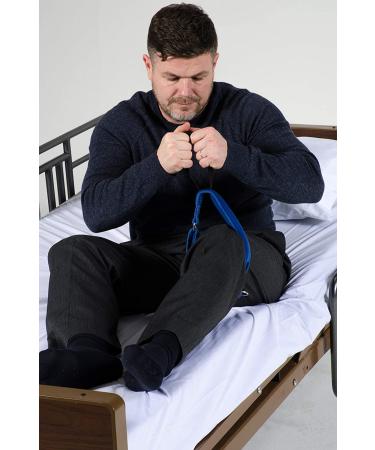 Patient Aid Thigh Lifter Strap - Leg Lift Assist Band with Padded Wrist Strap | Mobility Device for Disabled, Elderly, Limited Mobility | Ideal for Lifting, Movement, Transfer After Surgery & Bed Rest - Buy Online on GoSupps.com