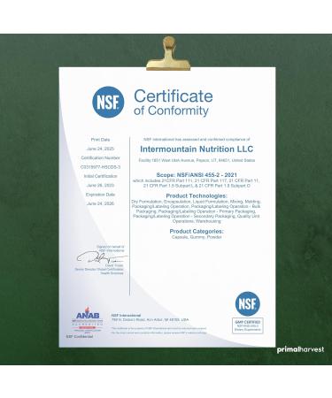 Primal Harvest Primal Vision with Lutein Zeaxanthin Vitamin A and Zinc for Eye Health Blue Light Support and Visual Clarity - Buy Online on GoSupps.com