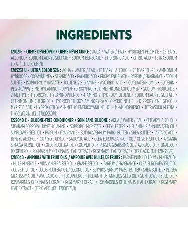 Garnier Nutrisse Ultra Color Permanent Hair Dye Vibrant Long-Lasting Colour Vegan Formula Nourished Hair Protects Hair Against Dryness 326 Deepest Violet 1 Application Packaging May Vary PURPLE SHADES 326 Deepest Violet - Buy Online on GoSupps.com