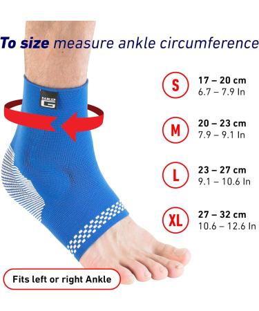 Neo G Ankle Support for Sprained Ankle, Achilles Tendonitis, Weak Ankles, Arthritis - XL 27-32 CM - Buy Online on GoSupps.com
