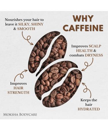 UK Made Hair Growth Shampoo with Caffeine, Biotin & Argan Oil for Thick Strong Hair | Nourishing Formula for Hair Thickening | SLS Free | 300ml - Buy Online on GoSupps.com