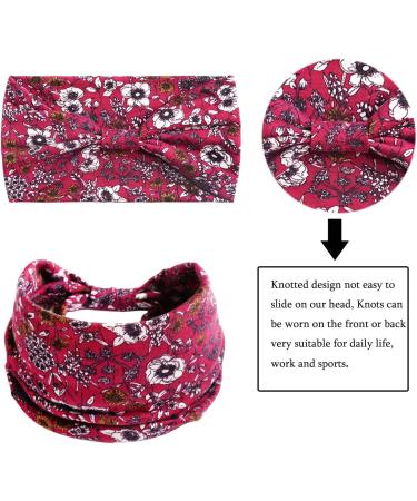 scicent Head Scarf 3 Pieces Boho Print Headbands African Wide Hair Bands Elastic Head Scarf for Women and Girls Flower Crown Headband - 4027 - Buy Online on GoSupps.com