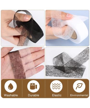 Outus Iron on Hem Tape 27 Yards 2 Pack, Black and White 1 Inch - Fabric Fusing Adhesive Hem Tape for Pants - Buy Online on GoSupps.com