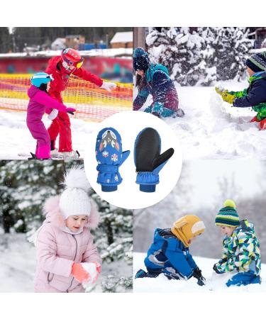 Winter Gloves for Men & Kids - Ski Bicycle Snow Sport Gloves for Ages 5-10 - Pink & Durable - Buy Online on GoSupps.com