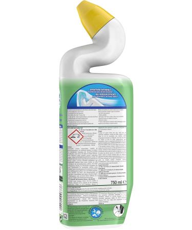 Toilet Duck Totally Active Gel - Mint Melody Liquid Toilet Cleaner 750ml | Fresh Mint Fragrance | Effective International Shipping - Buy Online on GoSupps.com