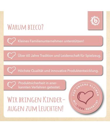 Shop Bieco Motoric Loop with Mirror - Pink & Gray | Learn & Play Motor Skills Toy for Babies | Wooden Learning Toy for Kids 1+ | Modern Labyrinth Game - Buy Online on GoSupps.com
