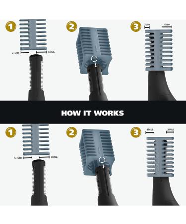 Wahl Manscaper Rechargeable Trimmer | Precision Grooming for Hair Eyebrows & Nose - International Shipping Available - Buy Online on GoSupps.com