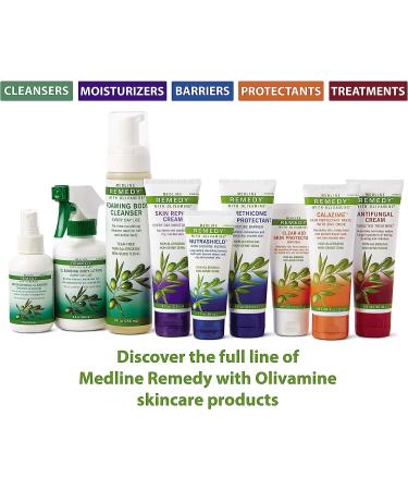 Medline Remedy Olivamine Antifungal Cream - 4 fl oz | Soothing White Formula - Buy Online on GoSupps.com