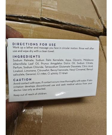 Tea Tree Soap Bar with Jasmine - Made In U.K Brightening Soap Bar for Spots Blackheads Pimples Blemishes | Moisturising Soap for Women| Paraben and Cruelty FREE- 100g - Buy Online on GoSupps.com
