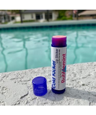 Cold Kicker Lip Slicker BubbleMint - Soothing Menthol Action for Nourished Lips - Buy Online on GoSupps.com