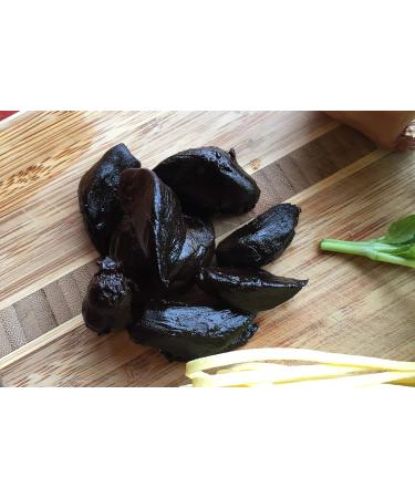 Iconsgr Organic Peeled Black Garlic Aged FULL 90 Days Vegan GMO Free Gluten Free 80gr - Buy Online on GoSupps.com