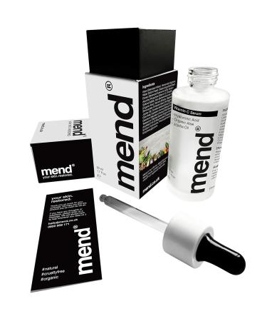 Buy Mend Vitamin C Serum 50ml - Fast-Absorbing Anti-Aging Skincare | Vegan & Organic | Luxury Gift Box | 5% Hyaluronic Acid for Men & Women - Buy Online on GoSupps.com