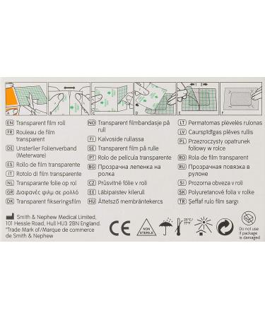 Smith and Nephew Flexifix Opsite Transparent Adhesive Film Roll 4 X10.9 Yards - Model 66000041 - Buy Online on GoSupps.com