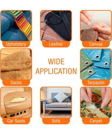 ZP Crafts Upholstery Repair Kit - 12 Heavy Duty Hand Sewing Needles - Buy Online on GoSupps.com