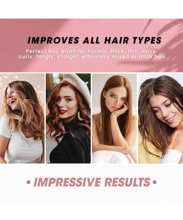 Premium Men's and Women's Boar Hair Brush with Detangling Nylon Pins - Cherry Wood Handle - Stimulates Scalp for Soft, Shiny Hair - Buy Online on GoSupps.com