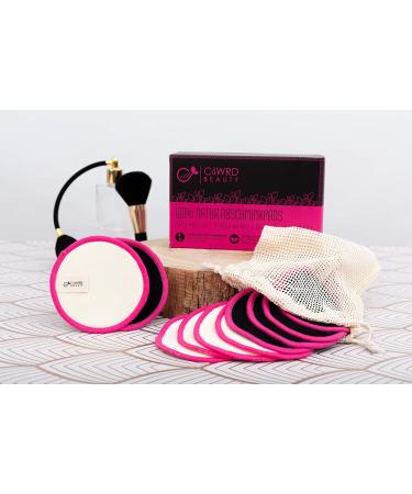 C4wrd Reusable Bamboo Hemp Makeup Removal Pads - Set of 10 Washable Up to 60 C - Buy Online on GoSupps.com