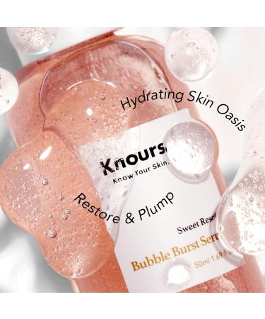 Buy Balancing 5HA Gromwell Root Oil Bubble Burst Serum | Rose Water Niacinamide Clean Beauty for Glowing Skin - Buy Online on GoSupps.com