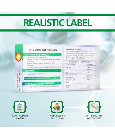 Milestone Birthday Jelly Beans Pills Box | Funny Gen Z Gift for 16th-21st Birthday - Buy Online on GoSupps.com