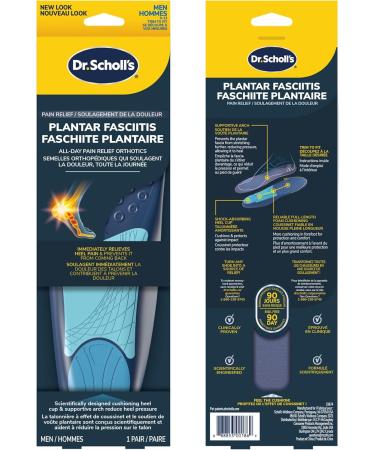 Dr. Scholl's Heel Spur Orthotics for Men (Size 8-13) - 2-Pack Blue | Comfort & Support - Buy Online on GoSupps.com