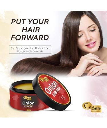 Onion Hair Food - 6oz for Dry Damaged Hair | Fast Hair Growth with Shea Butter & Avocado - Buy Online on GoSupps.com