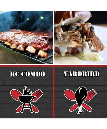 Tailgate Foodie Pitmaster Gourmet Seasonings | 8 pc Grill Gift Set with 6 BBQ Spice Blends & Recipes | Perfect for Ribs, Pork, Brisket, Chicken, Fish, Steak | Great for Every Occasion - Buy Online on GoSupps.com