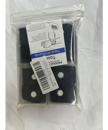 Acupressure Tape & Bracelets for Nausea Relief | 4-Pair Set | Pregnancy & Motion Sickness Support - Buy Online on GoSupps.com