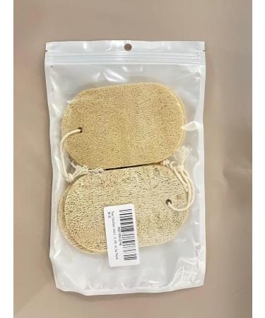 Nature Luffa Sponges - 6 Eco-Friendly Biodegradable Kitchen & Bath Sponges - Buy Online on GoSupps.com