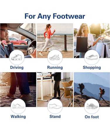 Orthotic Insole Arch Support for Insole Plantar Fasciitis Insole Trimable Size for Over Pronation Metatarsalgia Flat Feet Heel Pain Insoles for Men and Women S (UK W'S5.5-6.5 EU W'S38-40) - Buy Online on GoSupps.com