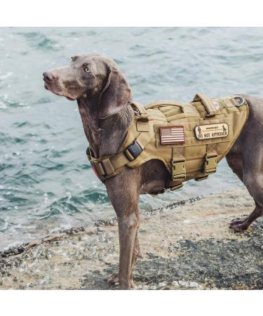 Oneigris Dog Harness - Adjustable Tactical Anti-Trauma Tableware for Ultimate Canine Comfort | International Shipping Available - Buy Online on GoSupps.com