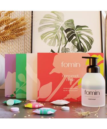 FOMIN Foaming Hand Soap Tablets (16 Count) - Variety Pack Sustainable Refills - 128 fl oz total - Buy Online on GoSupps.com
