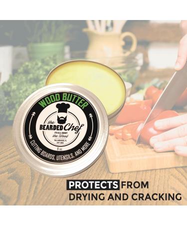 Wood Butter - 8 oz | Premium Cutting Board & Butcher Block Conditioner | Veteran Owned Made in the USA - Buy Online on GoSupps.com