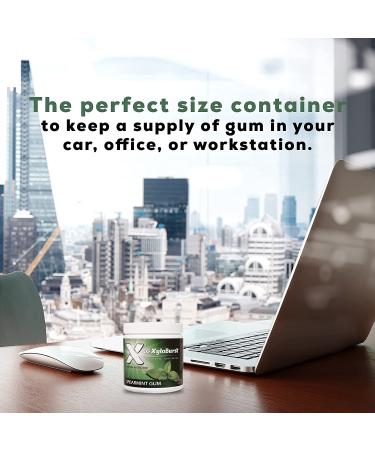 Xyloburst Xylitol Chewing Gum - Spearmint Flavor (150g, 100 Pieces) - Sugar-Free, Dental Health - Buy Online on GoSupps.com