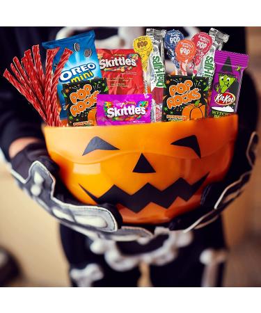 Halloween Care Package: 80-Piece Candy Snacks Assortment & Toy Variety Gift Pack for Kids, College Students, and Office - Trick or Treat Cookies, Food Bars, and more! - Buy Online on GoSupps.com