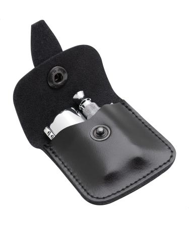 Mercury Reiserasierer 933c in small format gloss chrome |Three -part razor with a straight cut |Ideal for wet shaving |Zinc brass |Made in Germany