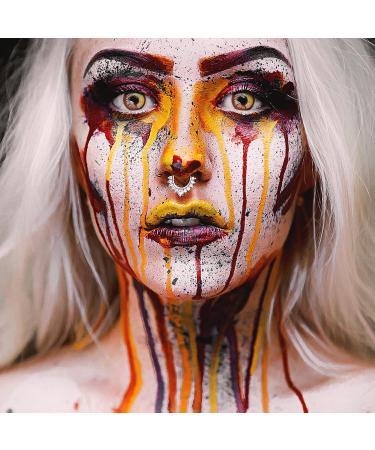 Buy Colored Yellow Contact Lenses - Anime Yellow Circle Lenses for Cosplay - Opaque No Prescription Free Lens Case -5.00 Diopters - Buy Online on GoSupps.com