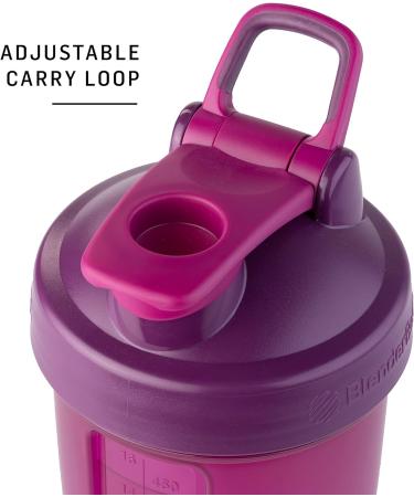 BlenderBottle Prostac Pro - 650ml Shaker Bottle with Tablet Organizer & Protein Powder Storage - Black V2 - Buy Online on GoSupps.com