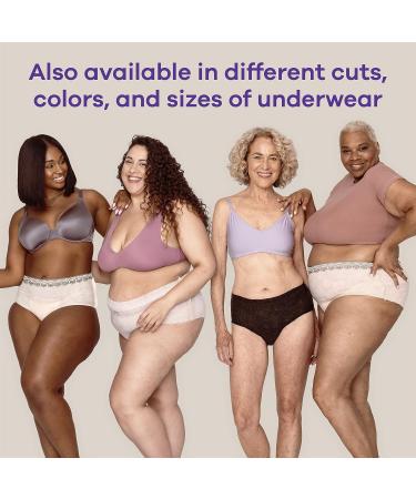 Always Discreet Incontinence & Postpartum Underwear for Women, Maximum Absorbency, Large Size - 17 Count (Pack of 1) - Buy Online on GoSupps.com