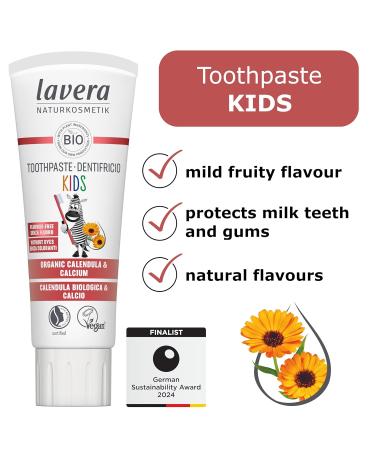 Lavera Organic Kids Toothpaste Fluoride Free - 2.54 fl oz | Safe & Natural | International Shipping - Buy Online on GoSupps.com