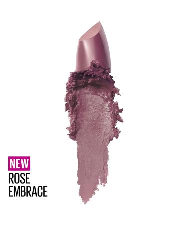 Maybelline Color Sensational Lipstick in Rose Embrace - Hydrating Nude Pink Red Plum Lip Color - 0.15 oz - Buy Online on GoSupps.com