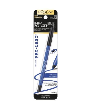 L'Oreal Infallible Pro-Last Waterproof Pencil Eyeliner 960 Cobalt Blue 0.042 fl oz (1.2 g)