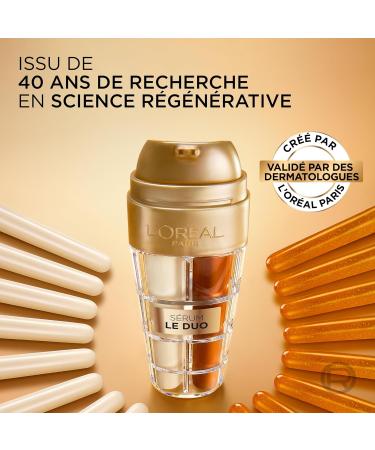 L'Or al Paris - Age Perfect S rum Anti- ge 2 en 1 Le Duo - Formule Booster de Collag ne - Vitamines B3 et Cg - Age Perfect - Format Voyage - Contenance : 15 ml - Buy Online on GoSupps.com
