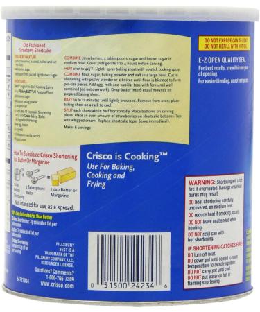Crisco Shortening Large 1.3 kg - Buy Online on GoSupps.com