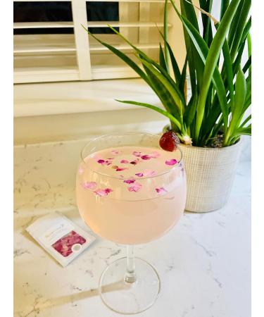 Edible Flower Petals for cocktails and cakes baking celebrations weddings (Pink) - Buy Online on GoSupps.com