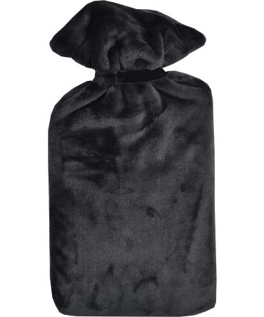Vagabond Bags Ltd Extra Large 2.7 Litre Hot Water Bottle and Cuddlesoft Cover Black