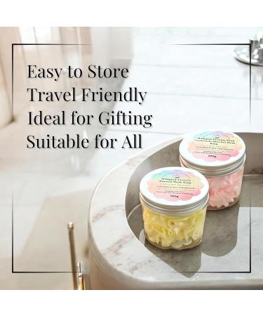 Whipped Bath Soap Creamy Natural Body Scrub: Luxury Spa Body Wash for Gentle Skin Conditioning Cruelty-Free Paraben and SLS Free Vegan Friendly For Women and Men 120g Pink Lemonade) (PINK LEMONADE) - Buy Online on GoSupps.com