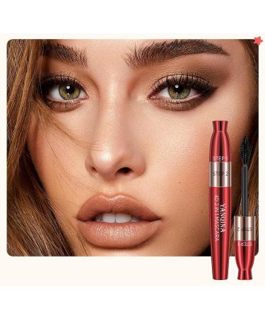 2 Fiber Lash Mascara Lengthening Tubing Mascara for Bold Volume with Dry Fiber Formula Waterproof Black Fiber Mascara for Sensitive 2 Pcs Mascara - Buy Online on GoSupps.com
