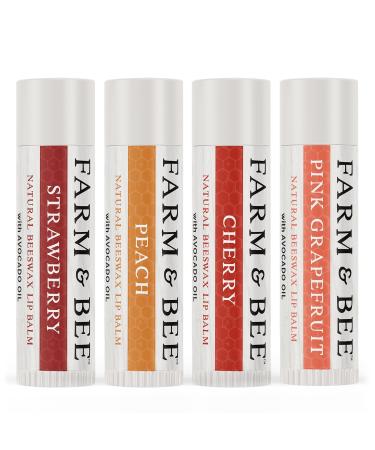 Natural Lip Balm Gifts for Wife Husband Boyfriend Girlfriend Women Men - Organic & Natural Ingredients - Moisturizing Lip Chapstick - Great Gift Idea for Valentines Day - 0.15oz (Pack of 4) - Buy Online on GoSupps.com