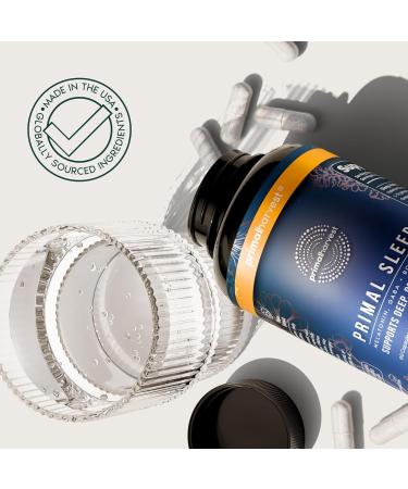 Primal Harvest 2 Pack Primal Sleep 120 Capsules with Valerian Root L-Tryptophan GABA Chamomile and Melatonin 3mg Unflavored 60 Count (Pack of 2) - Buy Online on GoSupps.com